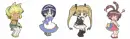 Dancing chibis