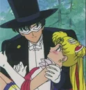 Tuxedo Mask and Sailor Moon