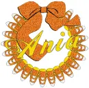 Candy Corn Wreath - Ania