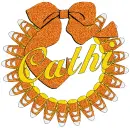 Candy Corn Wreath - Cathi