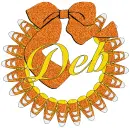 Candy Corn Wreath - Deb