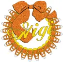 Candy Corn Wreath - Gigi