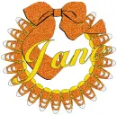 Candy Corn Wreath - Jane