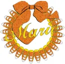 Candy Corn Wreath - Marie