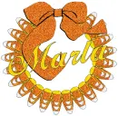 Candy Corn Wreath - Marla