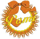Candy Corn Wreath - Pami