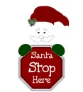 Santa Sign