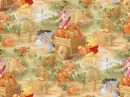 winnie the pooh autumn tiled background