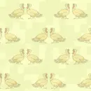 twin turkeys tiled background