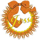 Candy Corn Wreath - Jessi
