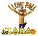 Tara I love fall scarecrow