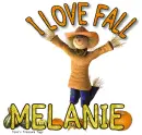 Melanie I love fall scarecrow