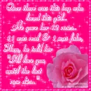 He gave her 12 roses...