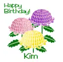 Stylized Chrysanthemums - November Birth Flower - Kim