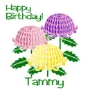 Stylized Chrysanthemums - November Birth Flower - Tammy