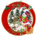 Merry christmas snowman