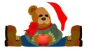 Sitting Christmas Bear