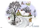 Anna -Christmas Scene
