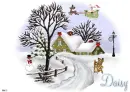Daisy -Christmas Scene