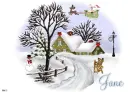 Jane -Christmas Scene