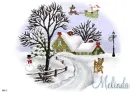 Melinda -Christmas Scene