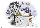 Rita -Christmas Scene