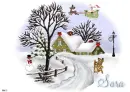 Sara -Christmas Scene