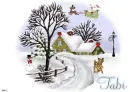 Tabi -Christmas Scene