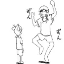 Yotsuba's dad doing the curry dance
