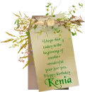 Happy Birthday Kenia