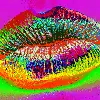 Rainbow lips
