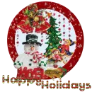 Happy holidays/snowmen