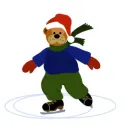 Ice-Skating Bear