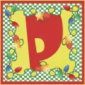 Letter p lights
