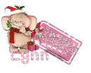 Happy holidays pig/Lynn
