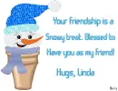 Linda -Your friendship is a...