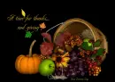 A time for thanks and giving