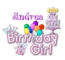 HAPPY BIRTHDAY - ANDREA