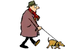 Man Walking Dog