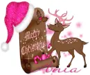 Christmas deer-Ania