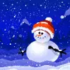 cute snowman avatar