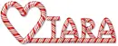 Tara Candycane Heart