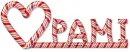 Pami Candycane Heart