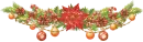 Christmas poinsettia divider