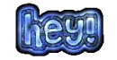 cute blue text