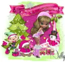 Christmas girl in pink-NELLY