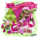 Christmas girl in pink-LORAINE
