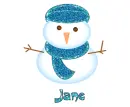 Warm Wishes Snowman - Jane