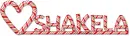 Shakela Candy Cane Heart