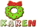 Karen Cookie Wreath